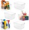 Plastic Bins – Perfect Kitchen Organization or Pantry Storage – Fridge Organizer, Cabinet Organizers